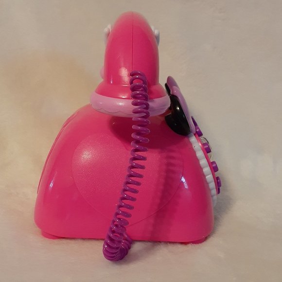 Disney Minnie Mouse Pink Telephone 7" Happy Helpers Talking Phone - Picture 5 of 5